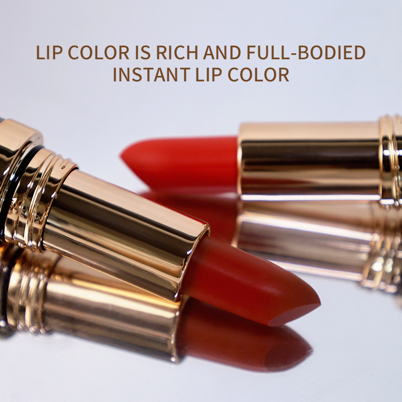 Wholesale OEM Organic Waterproof Lasting Mud Vegan Matte Lipstick Private Label Custom Logo Lip Stick