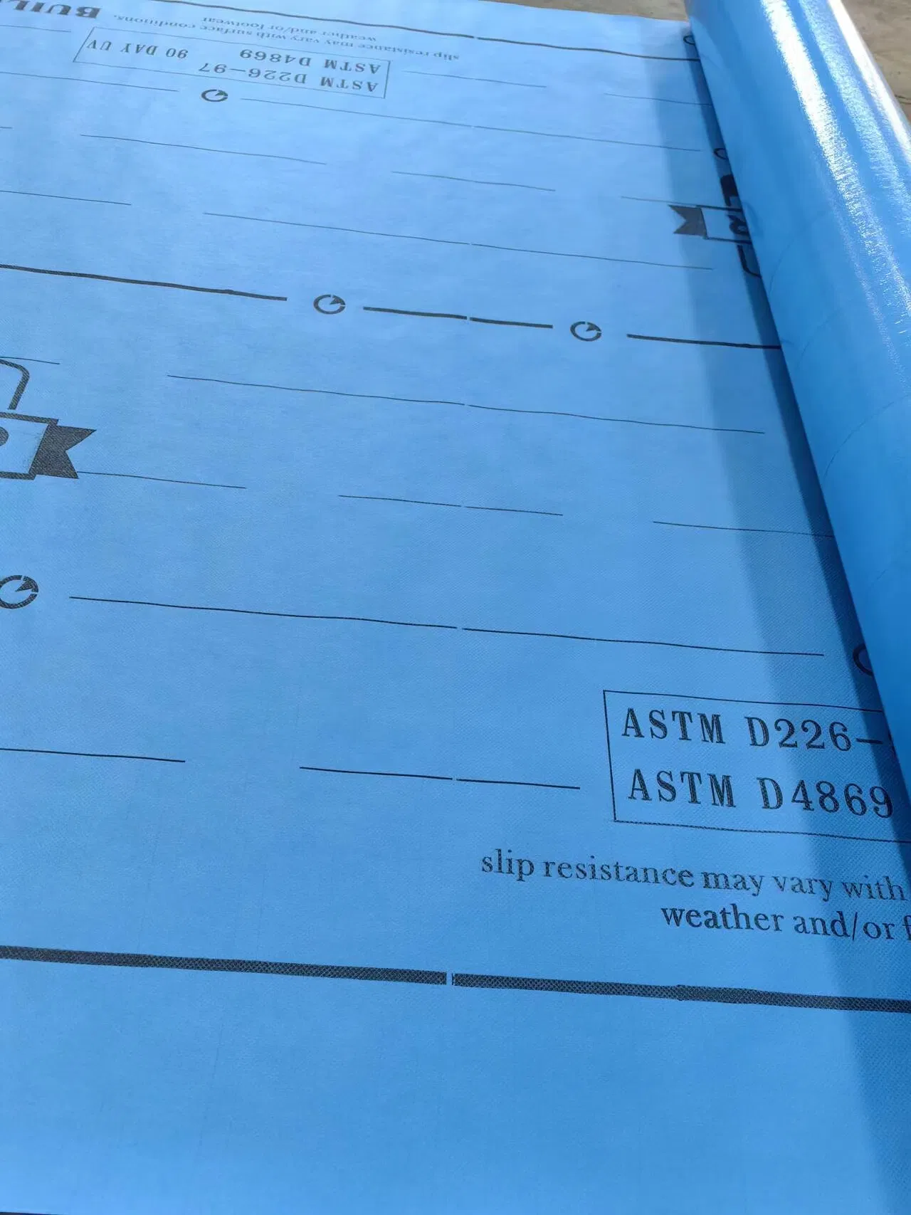 48inch X 250feet Synthetic Roofing Underlayment