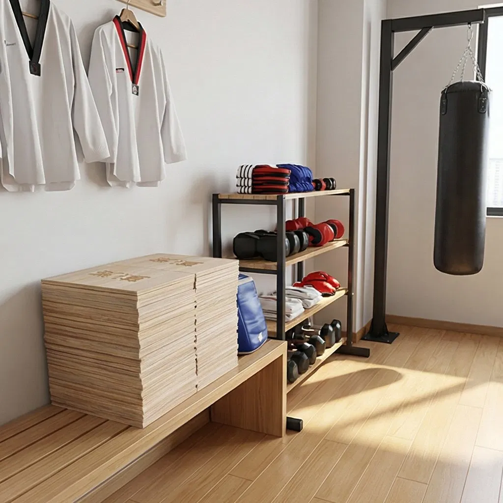 Martial Arts Training Rebreakable Taekwondo Board Soft Wood Material