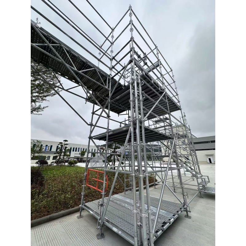 Galvanized Ringlock Standard with Crimped Spigot for Scaffolding Accessories Layher System