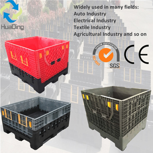 Factory Collapsible Folding 1200*1000*590mm Collaosible Plastic Box