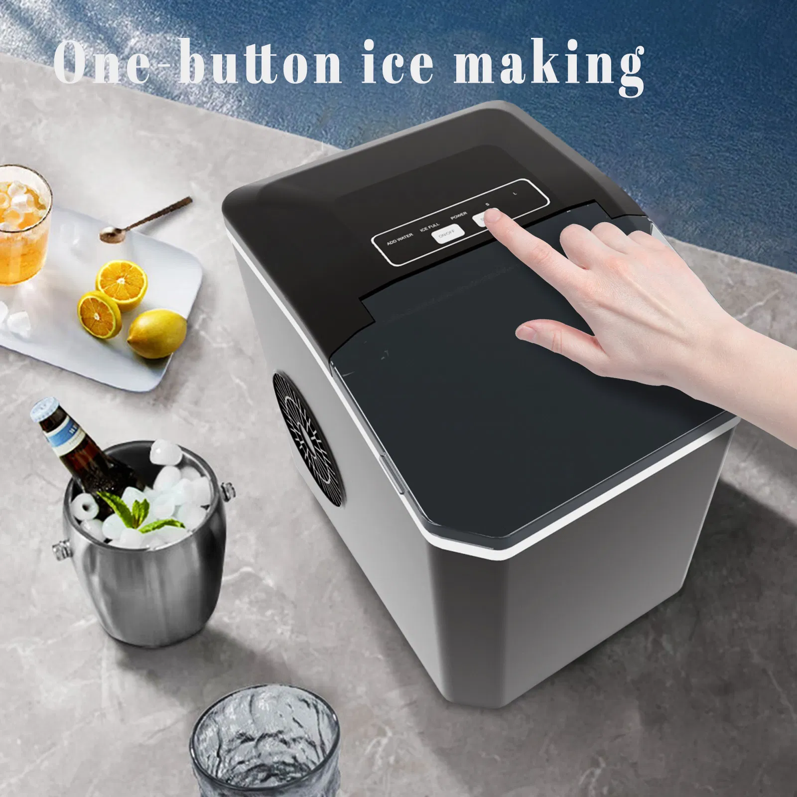 Portable Ice Maker for Quick Ice Production - Ideal for Events