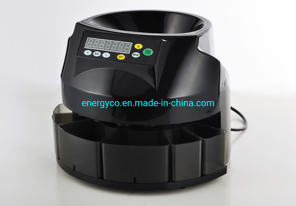 High Accuracy Coin Counter&Sorter High Quality for Most Currency with LED Display, Bank Machine