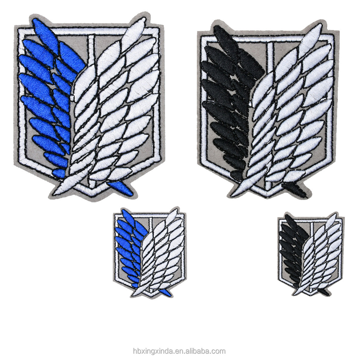 Нашивка Атака титанов Крылья Свободы для одежды рюкзаков