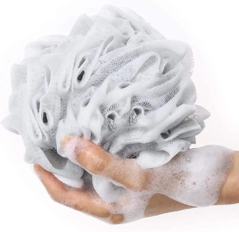 Bath Shower Loofah Sponge Exfoliating Body Scrubber 75g/PCS Pouf Bath Sponges