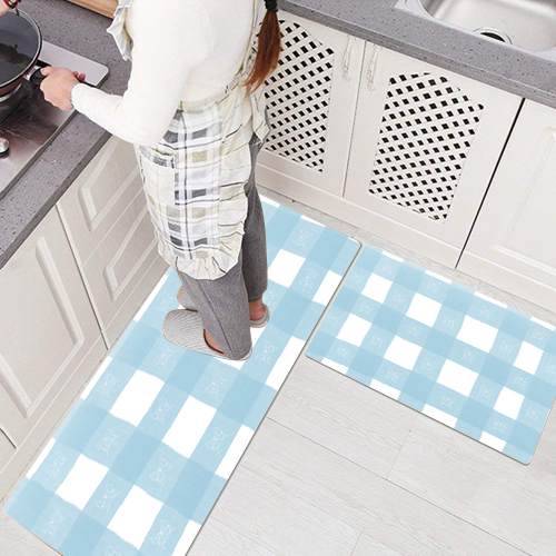 7mm PVC Household Anti-Fatigue Waterproof Non-Slip Kitchen Rug Carpet