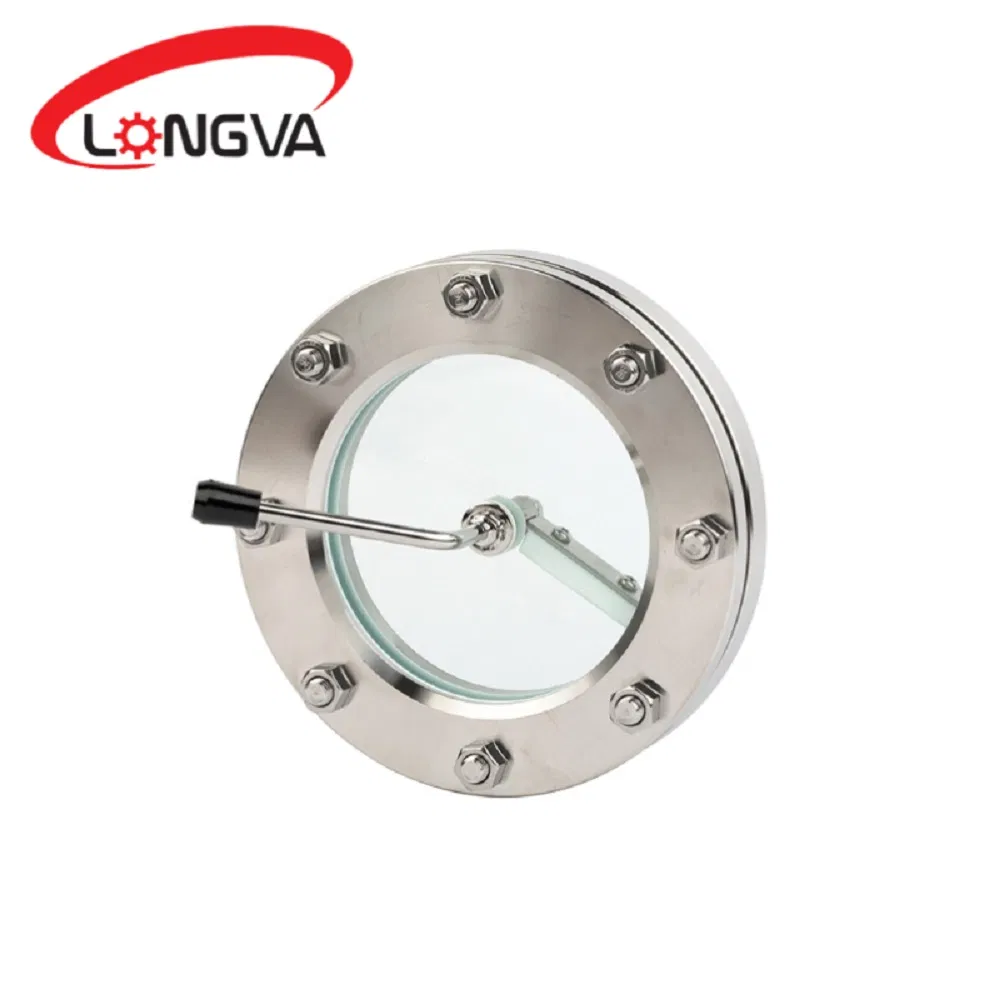 Sanitary Stainless Steel Flange Sight Glass with Wiper