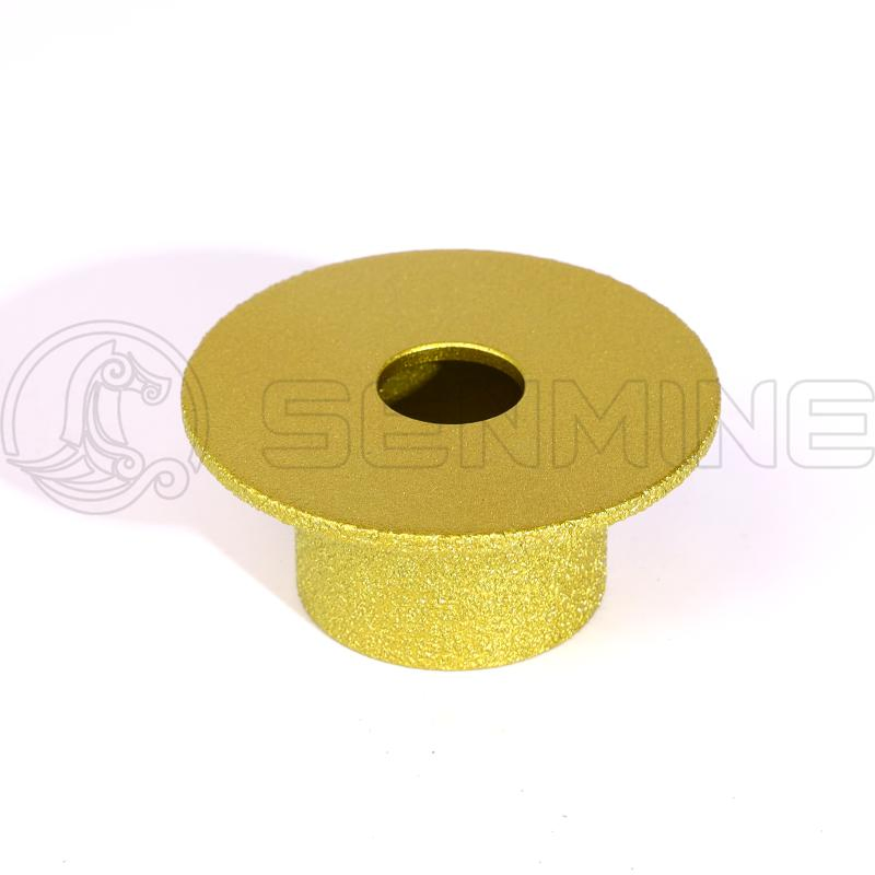 Custom Diameter Power Hand Tools Angle Grinder Tools Diamond French Edge Brazed Diamond Grinding Wheel