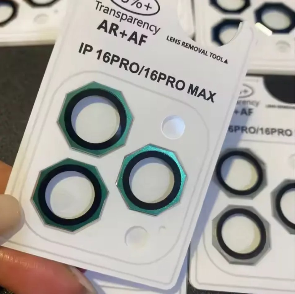 Camera Lens Protector Metal Aluminum Alloy Tempered Glass for iPhone