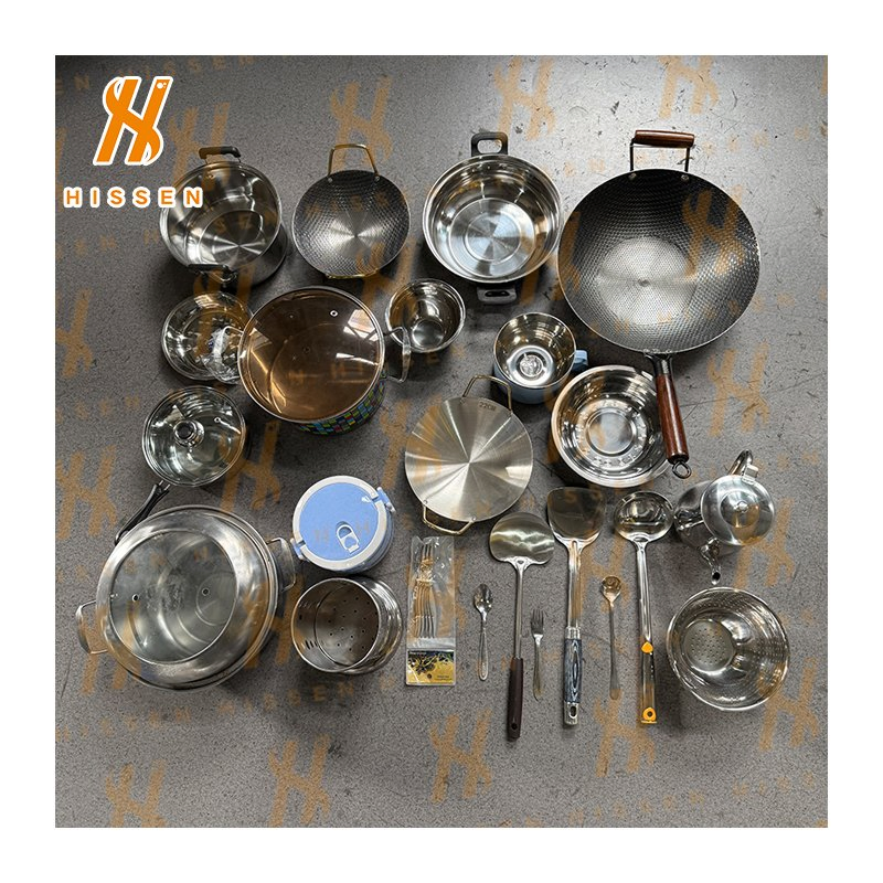 Wholesale Assorted Household Stainless Steel Cookware Set