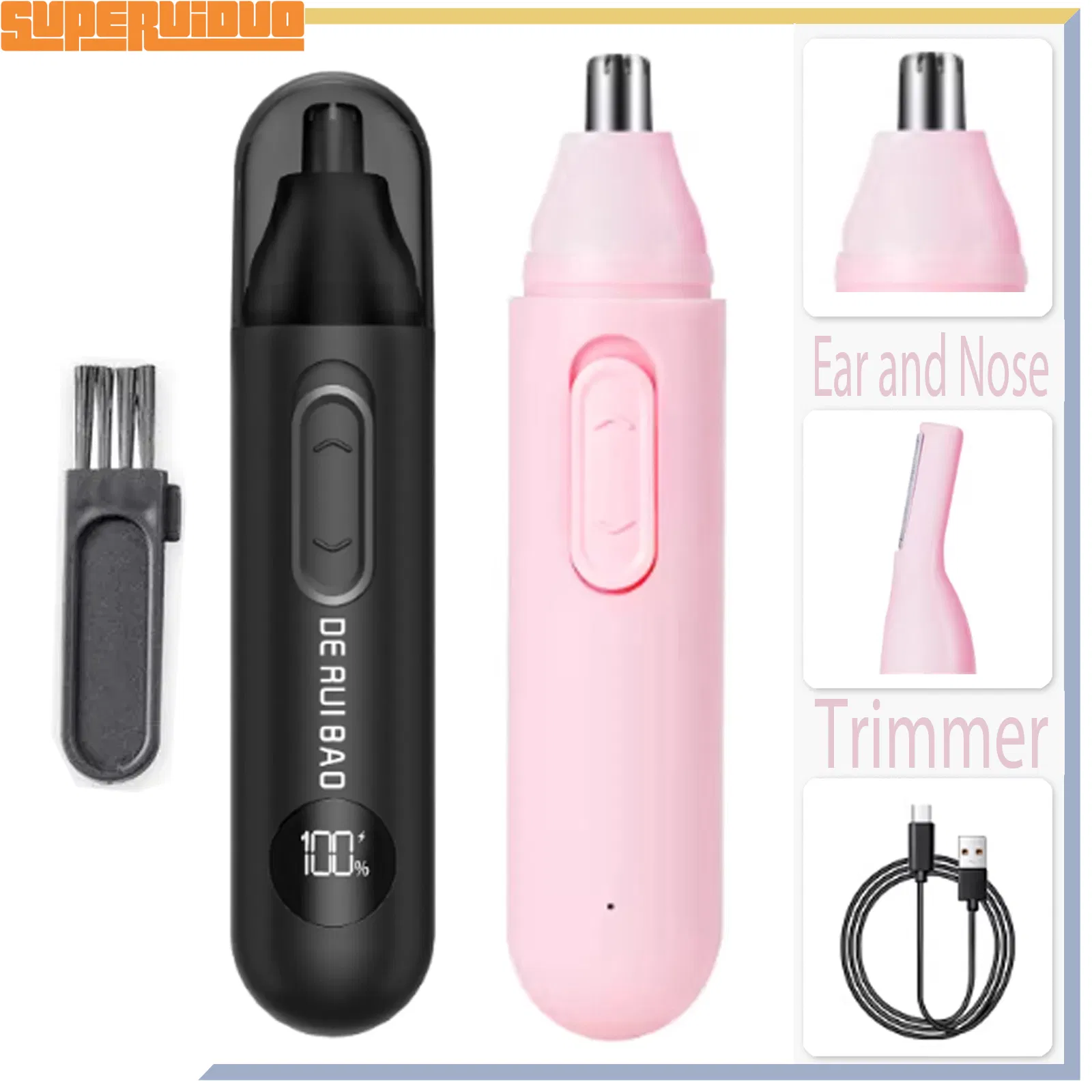 Men Facial Detail Maintenance Tool Ear and Nose Trimmer