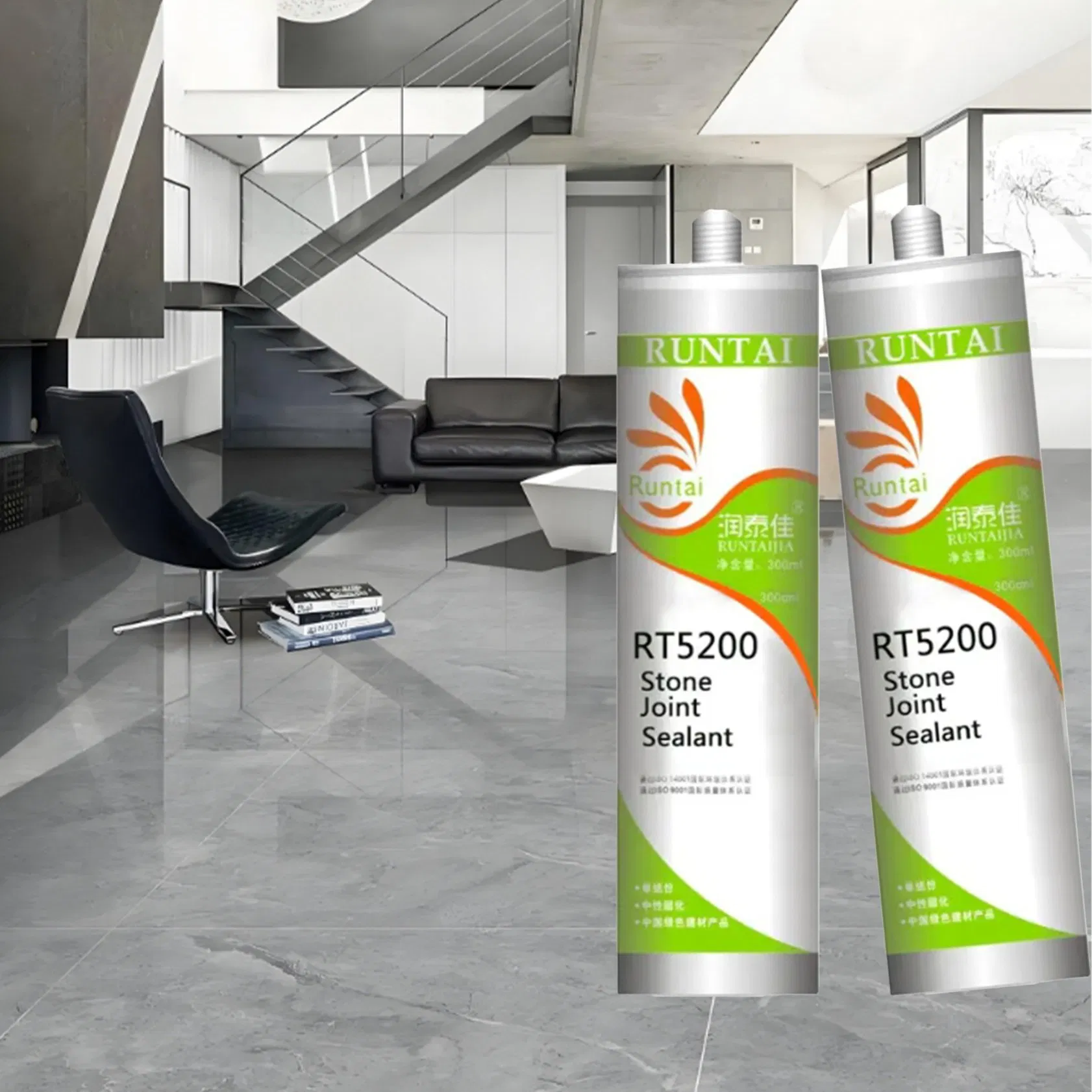 Runtai White Neutral Stone Silicone Sealant No Corrosion for Marble