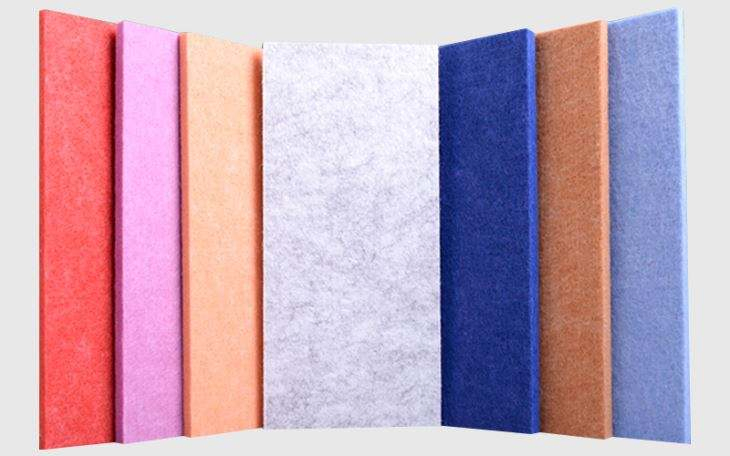 Polyester Fiber Felt Soundproof Wall Ceiling Acoustic Panel for Home