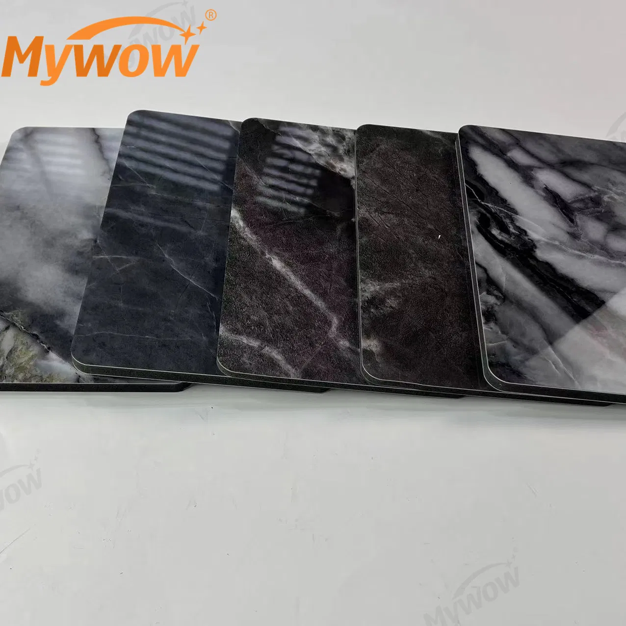 Modern Luxury High Glossy Pet Marble WPC Wall Panel for TV Background