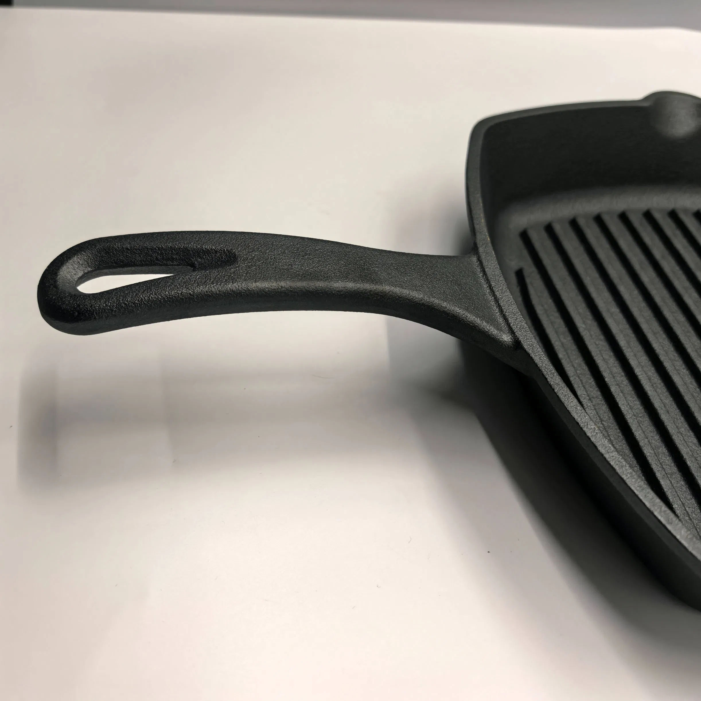 10.5inch Square Cast Iron Grill Pan for Stovetop Cooking