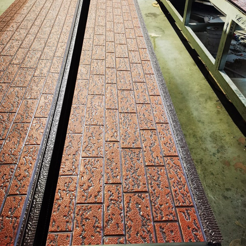 PU Sandwich Panels Polyurethane Board Metal Carved Wall Cladding Panel