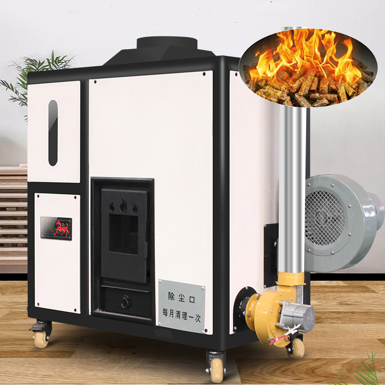 House-Used Automatic Feeding Biomass Steam Hydro Boiler Pellet Stove Fireplace For Villa