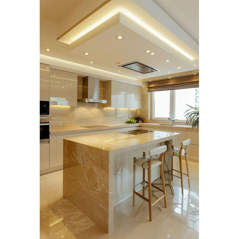 Exquisite Precision Prestigious Refinement Enduring Polished Modern Tailor Production Lacquered Kitchen Cabinet