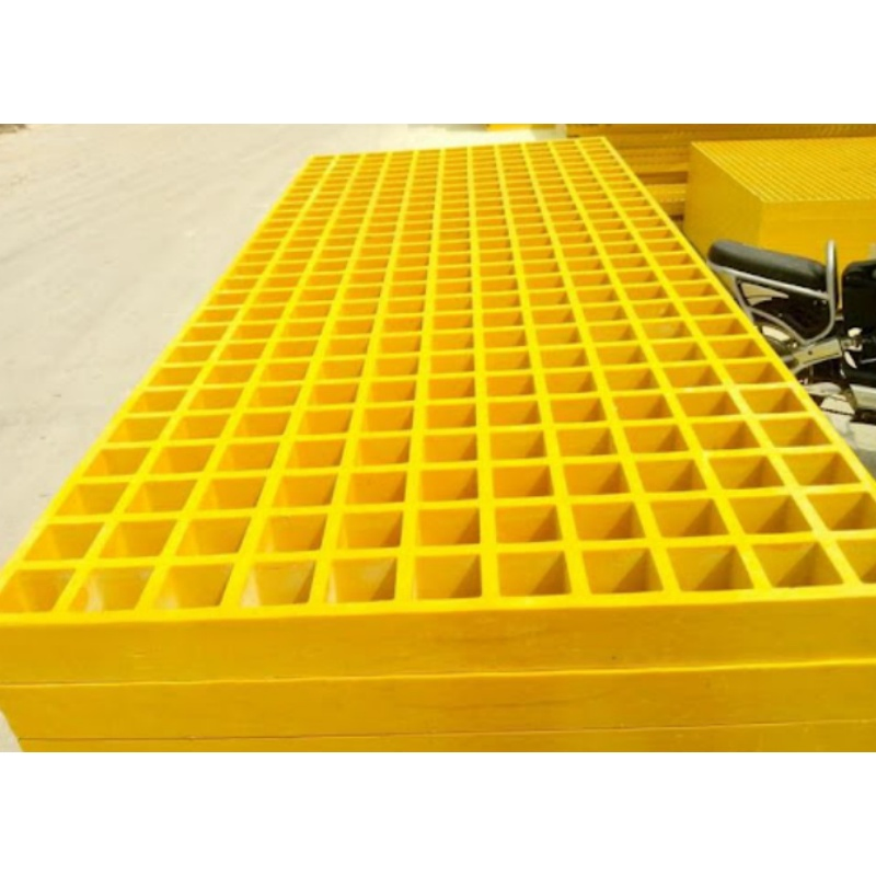 FRP Moulded Grating Smooth Surface Fiberglass Grating