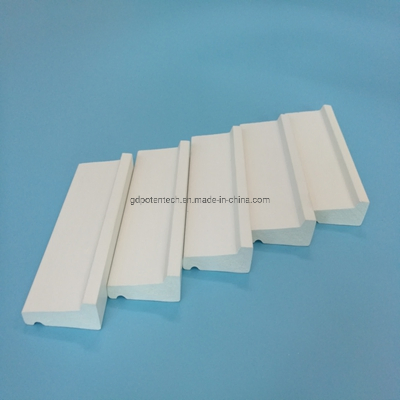 Cellular Decorative PVC Mouldings Water Proof Drip Cap 11/16''*1-5/8''