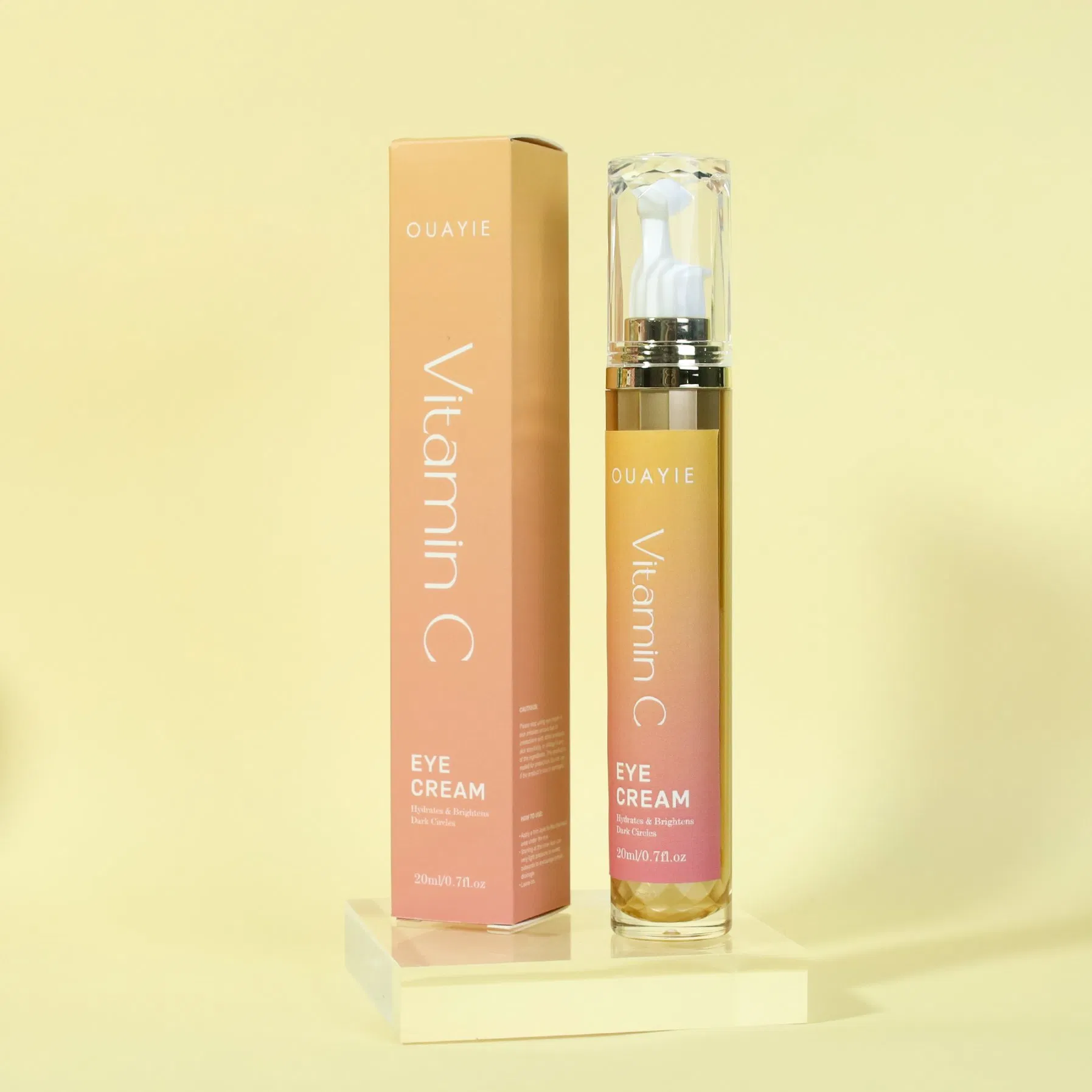 Beauty Cosmetics Skin Care Anti-Aging Moisturize Massage Roller Vitamin C Eye Cream