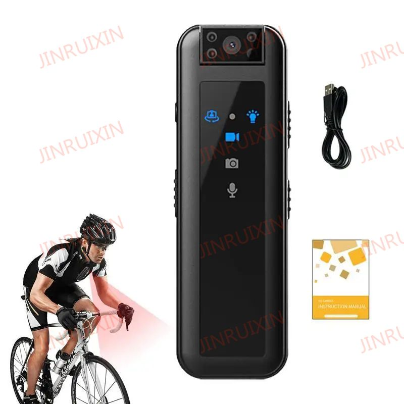 HD 1080P Sports Camera Portable Handheld Recorder with Clip Noise Reduction and Night Vision Wearable Wireless CS07 DV Camera