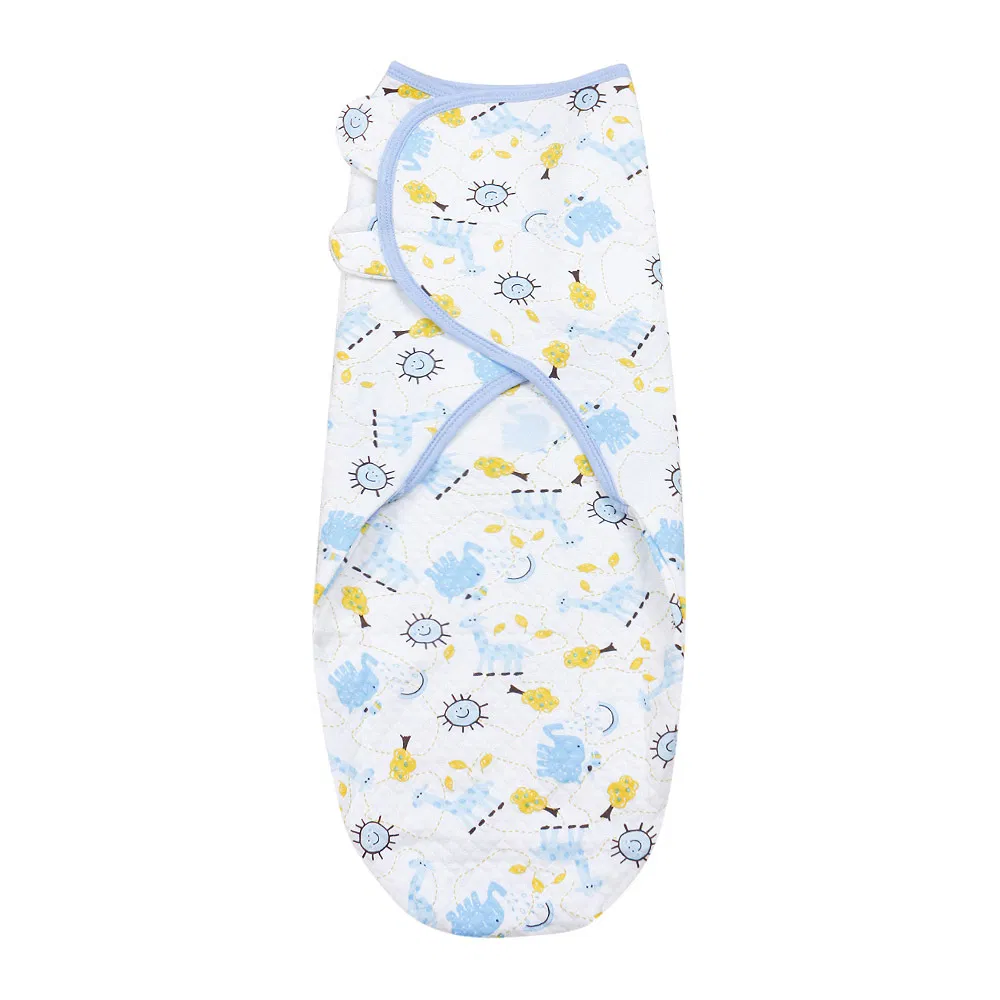 Adjustable Sleep Wrap Baby Swaddle Blanket for Unisex Infant, Soft Cotton Swaddling Sack