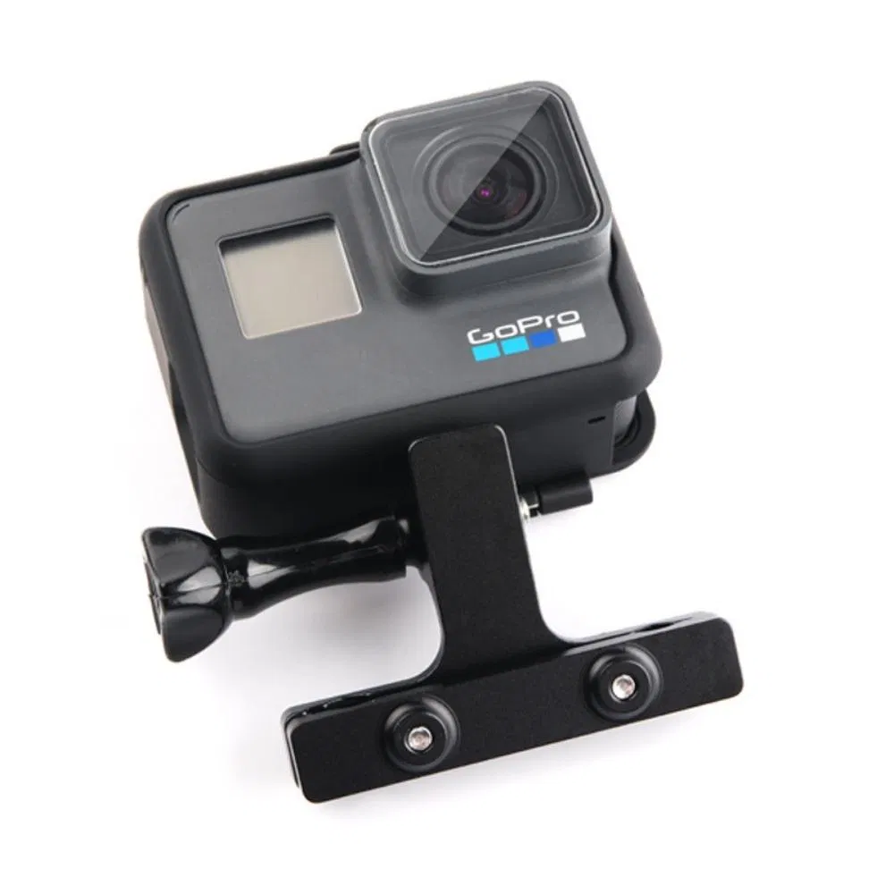 Action Camera Aluminum Bicycle Cushion Clip Base Mount for Gopro Accessories Wyz20478