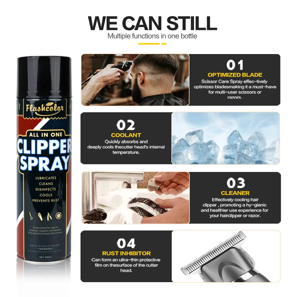 Yiqun Factory OEM Disinfecting Barber Tool Clipper Spray