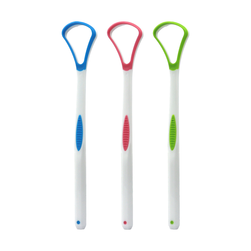 Manufacture Tongue Cleaner Brush Scraper Tongue Coating Cleaning Fresh Breath