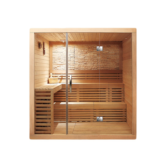 Традиционная деревянная сауна с сухим паром для улицы