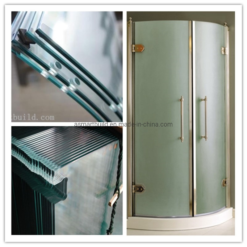 Clear Tempered Glass for Shower Glass Door