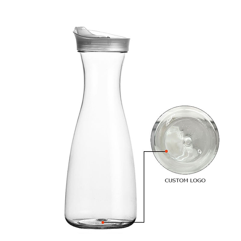 Restaurant Serving Water Juice Tea Jug 1000ml Plastic Carafe Water Pitcher