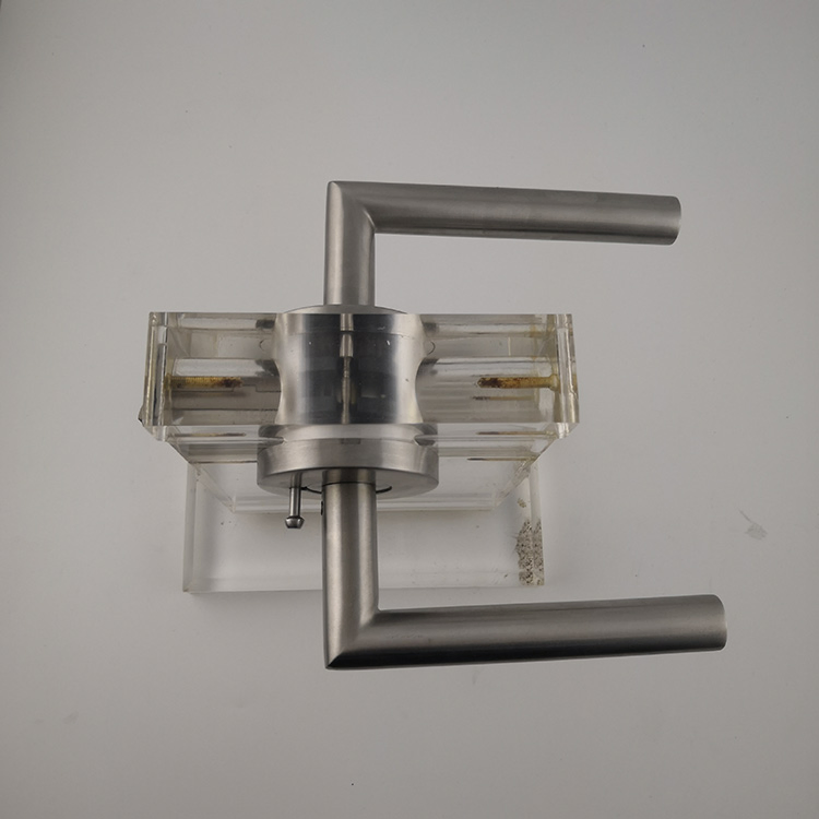 with Push Button Privacy Door Handle Lock