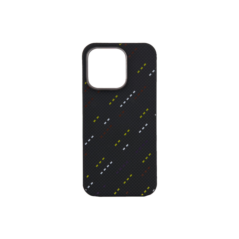 New Customized Pattern Logo Accepted Super Thin Magnetic Aramid Carbon Fiber Phone Case for iPhone 16 PRO Max