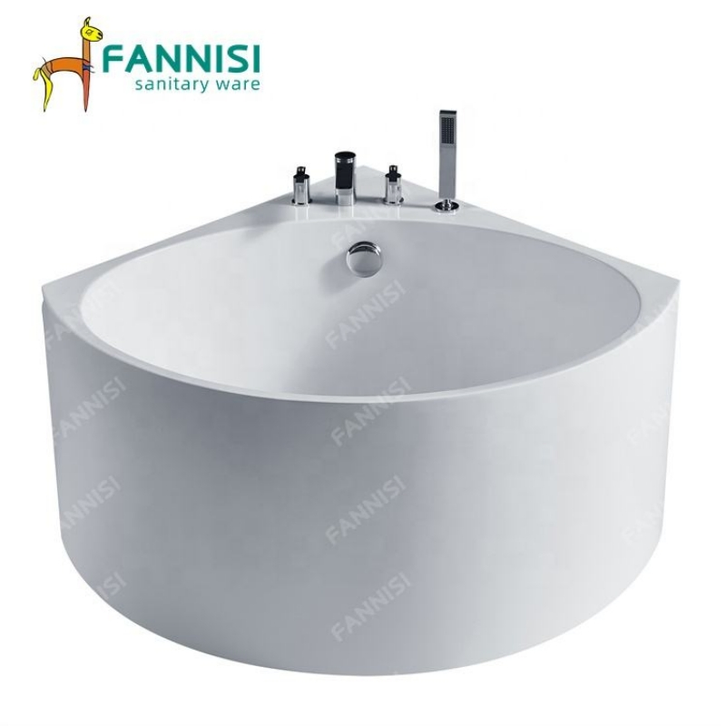 Угловая акриловая ванна FANNISI, 180x90 см