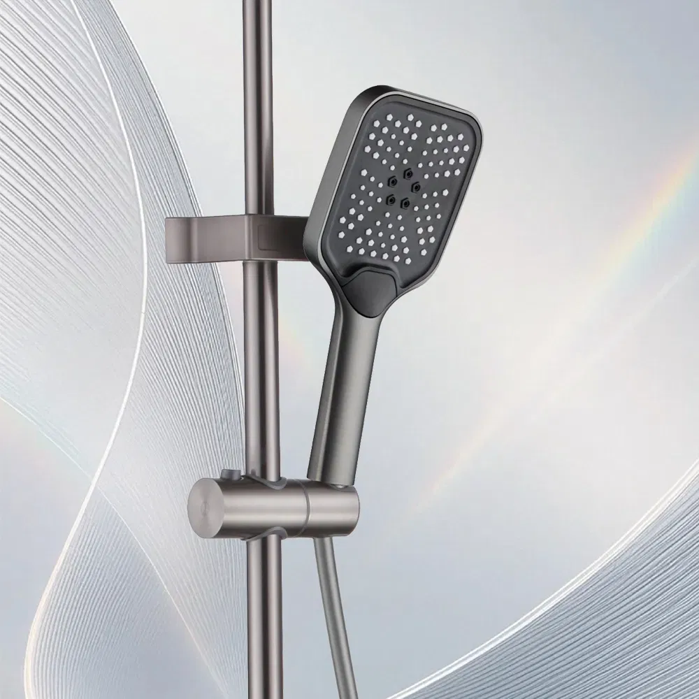 Bathroom Shower Set with Multifunctional Cold Hot Complete Aluminum Shower Head