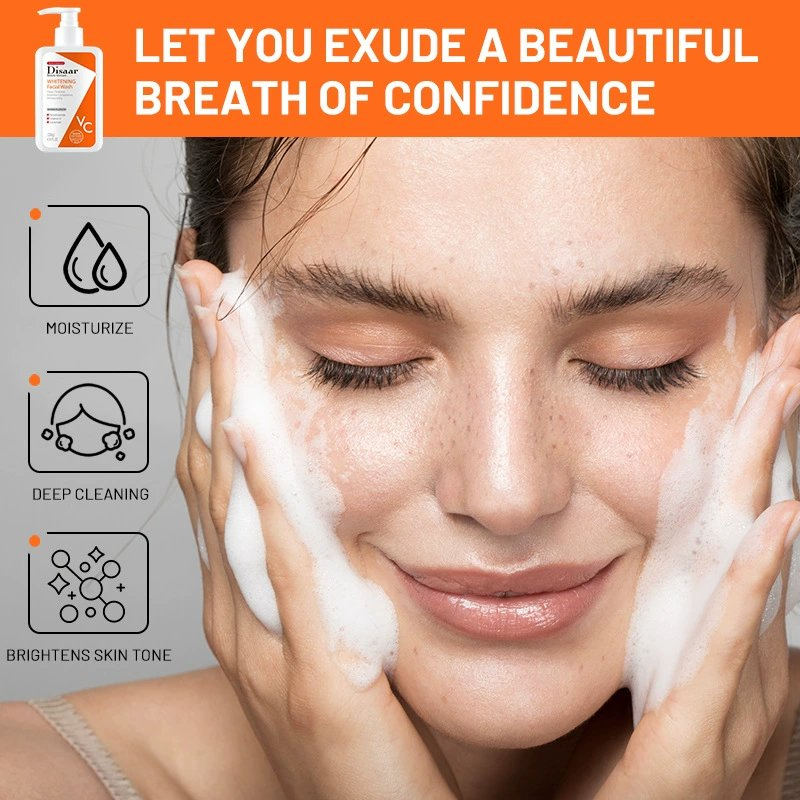 Best Whitening Facial Cleanser Vitamin C Brighten Moisturizer Repair Skin Deep Cleansing Face Wash
