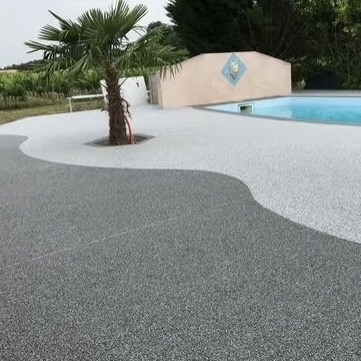 Glossy High Quality Resin Primer Natural Stone Floor Coating Resin Washed Stone