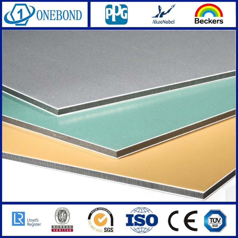 Brushed Finish Aluminum Composite Panel for Decoration