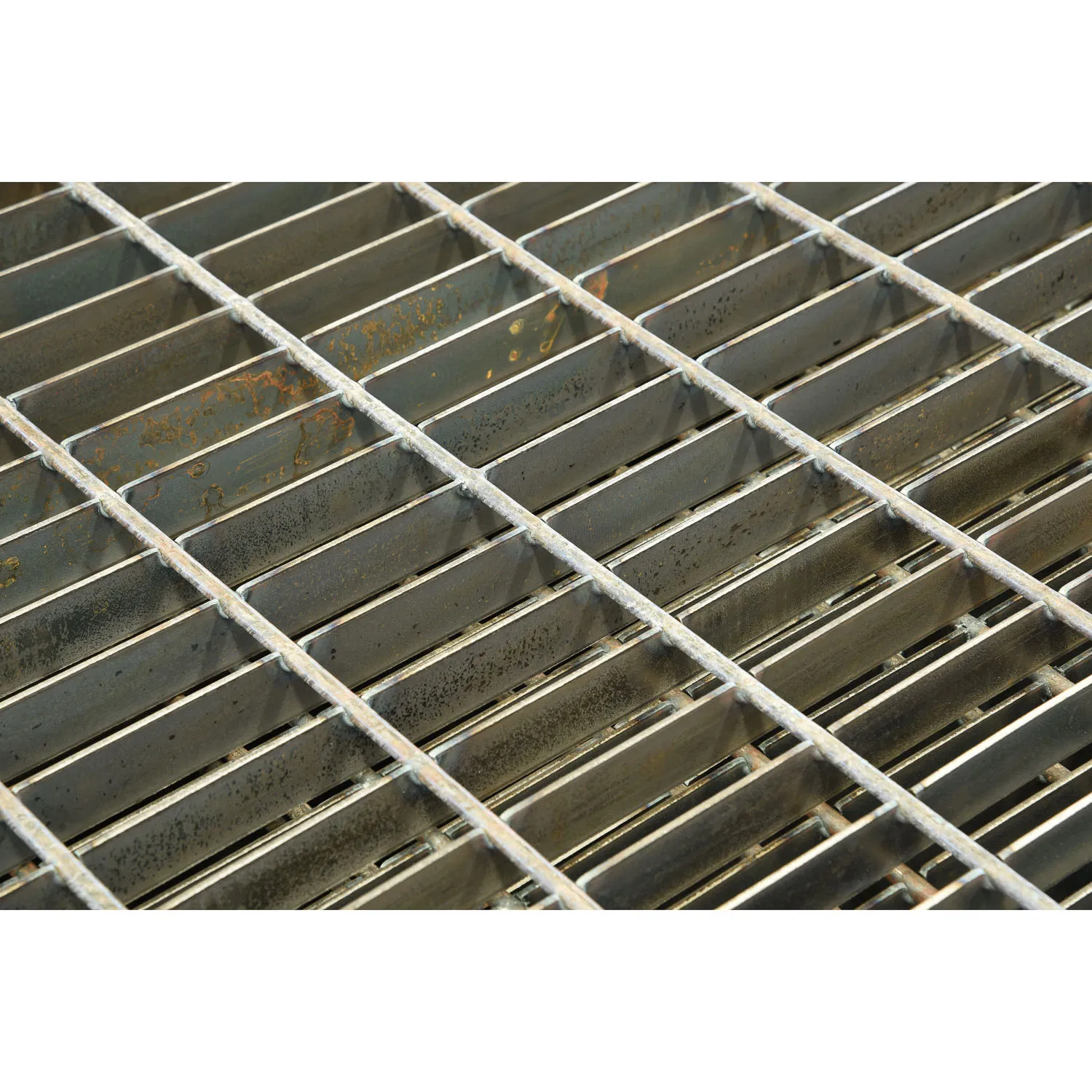 for Oil & Gas, Plain/Serrated, Galvanized Steel Grating