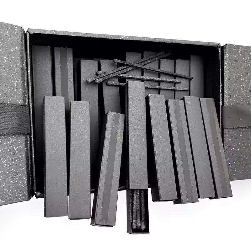 Factory Cigar 3 Inch Candle Matches Incense Wood with Logo Safe Hotel Bulk Matchbox