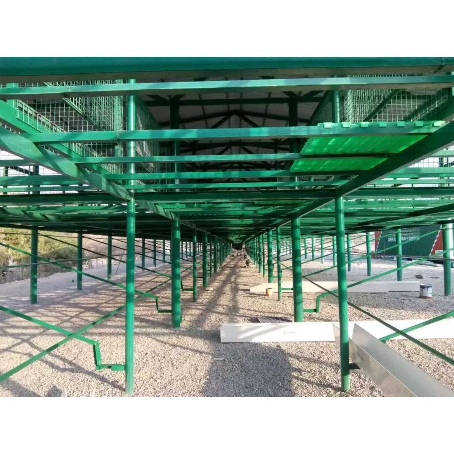 Prefabricated Steel Structure Buildings for Chicken Coop Cattle Shed Sheep Shed Farm