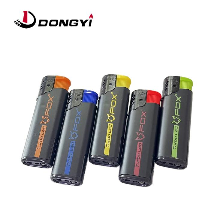 2024 New Fashionable Customizable Stable Flame Windproof Lighter with Light Promotional Price