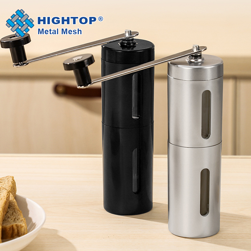 Manual Commercial Espresso Ceramic Burr Plastic Hand Crank Coffee Grinder