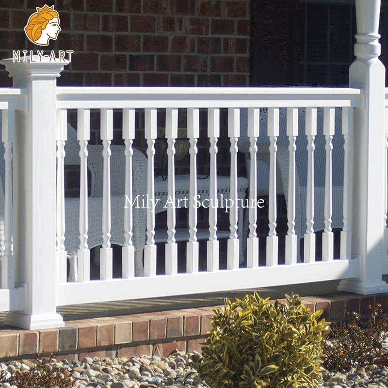 High Quality Morden Style White Column Stone Baluster Marble Handrial