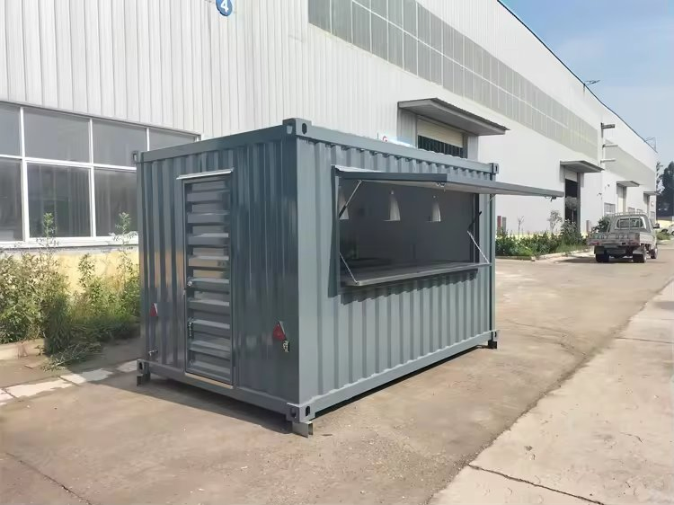 20FT New Build Small Business Modular Container Kitchen Cafe Bespoke Coffee Shop Container