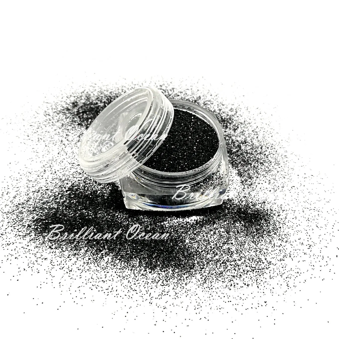 Shining Black Color Art Decoration, Glitter Powder, Dust