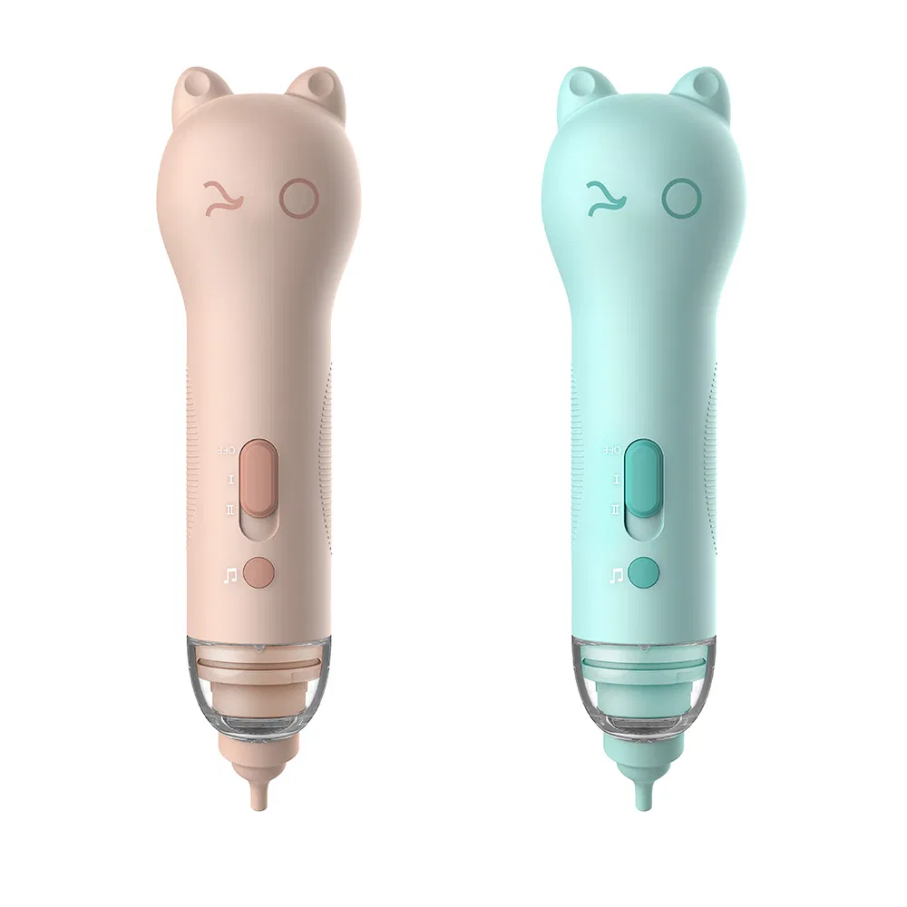 Cute Nasal Aspirator for Baby 2 Suction Levels Waterproof Electric Baby Nose Sucker