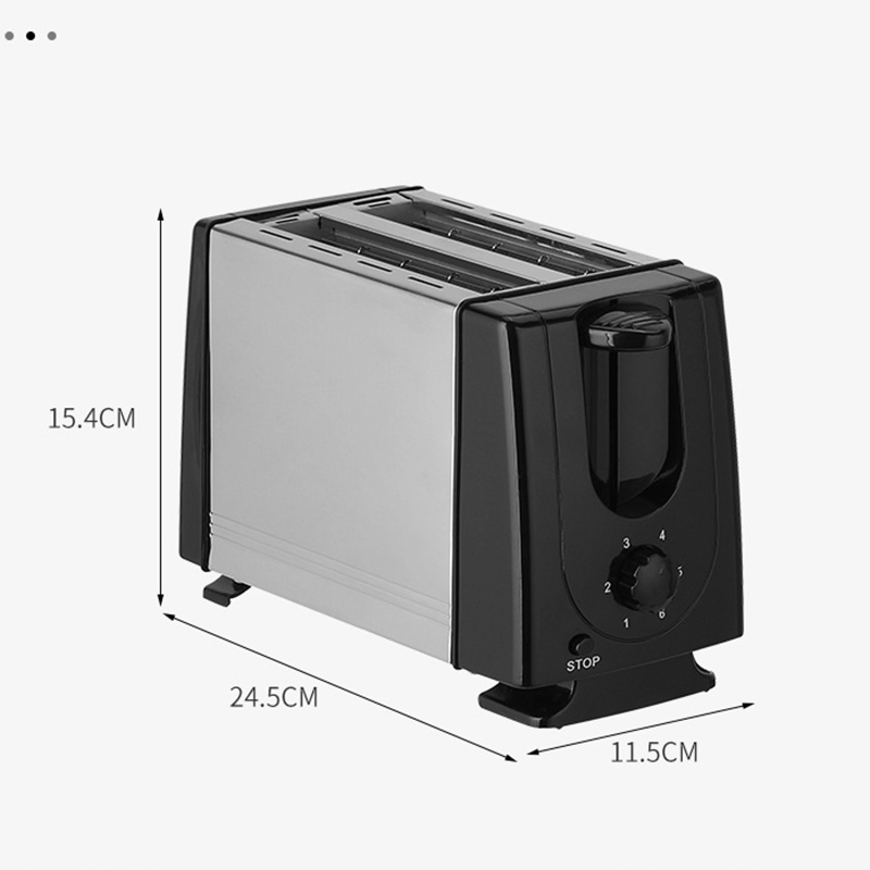 Lightweight and Compact Automatic Pop up 2 Slice Electric Toaster